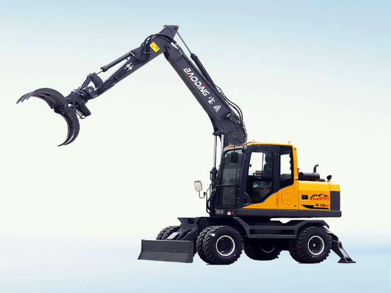 新款寶鼎105輪式抓木機圖片 新款寶鼎105輪式抓木機圖片